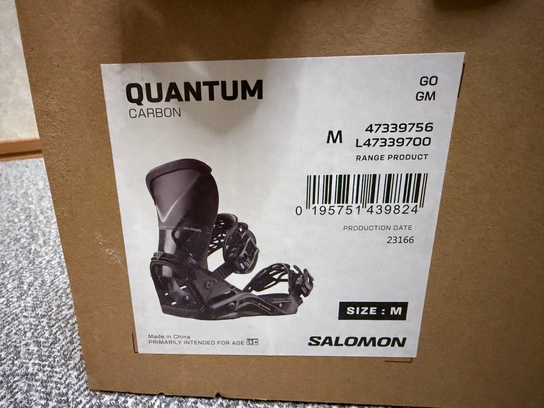 サロモン　クォンタム　Salomon Quantum ビンディング　Mサイズ