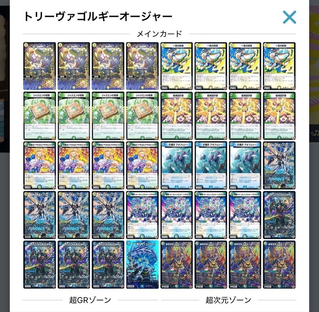トリーヴァゴルギーオージャーデッキ&パーツ