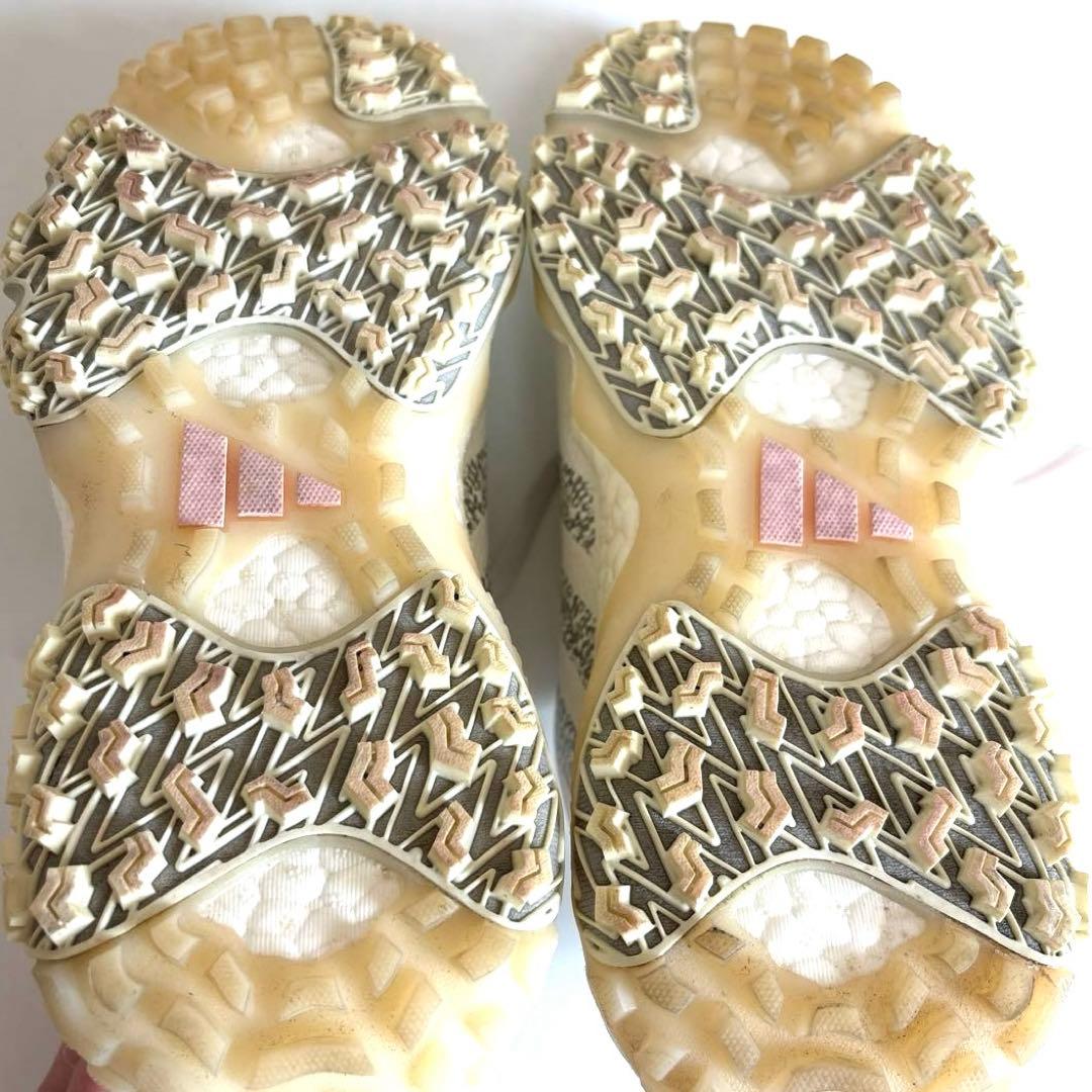 未使用級美品！adidasコードカオス ゴルフシューズ白23.5cm レディース