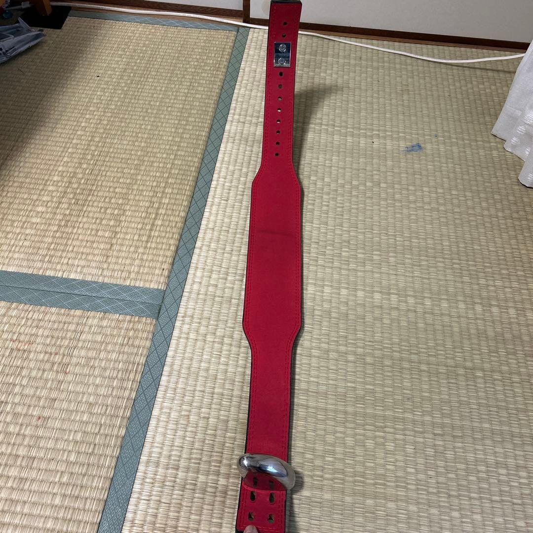 トレーニング・パワーベルト 黒赤