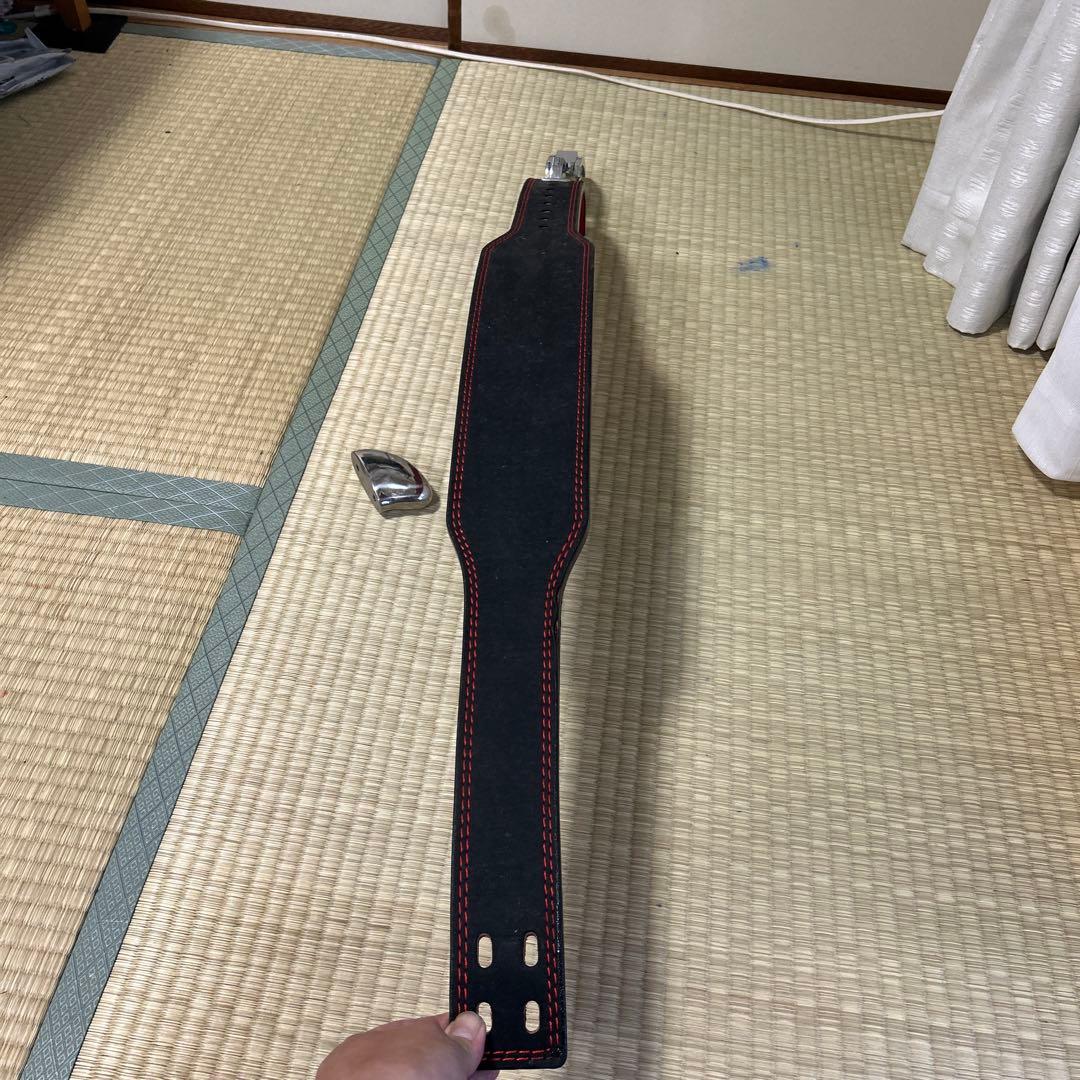 トレーニング・パワーベルト 黒赤