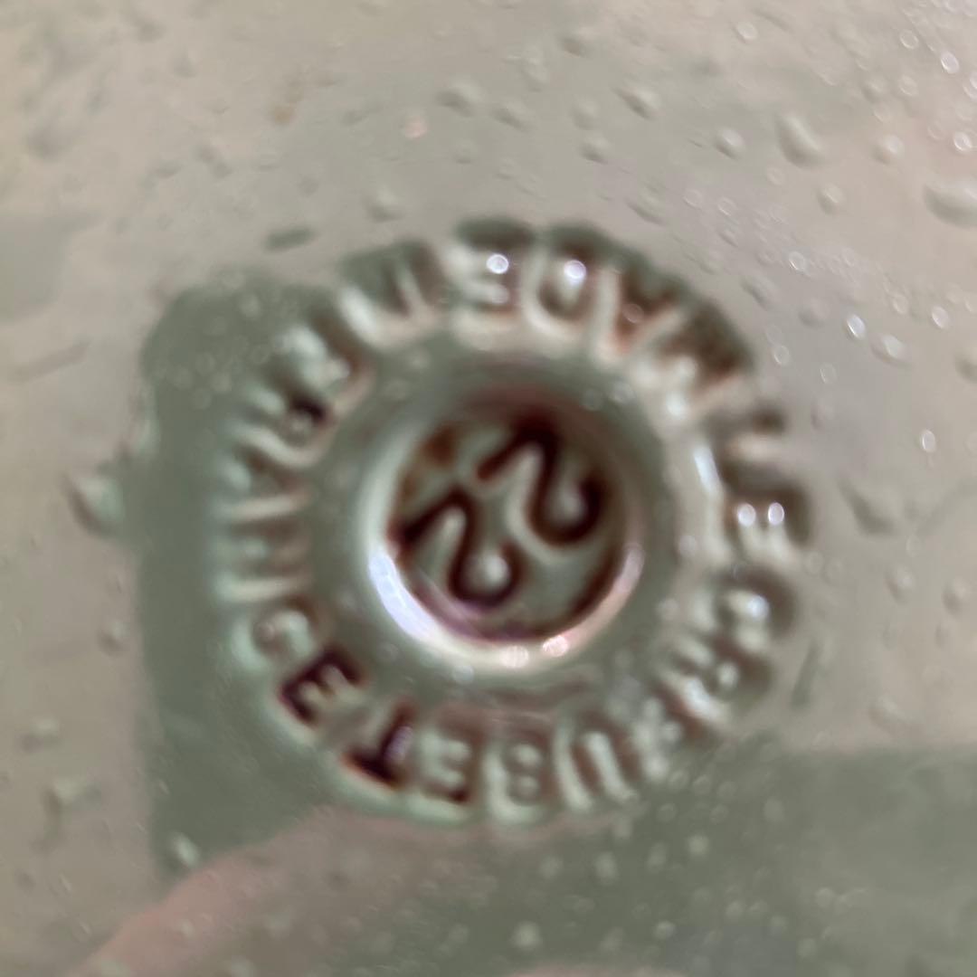 LE CREUSET 両手鍋 グリーン　22