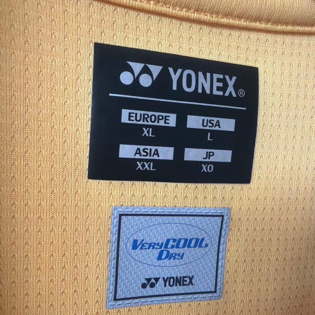 YONEX バドミントンウェア イエロー XO