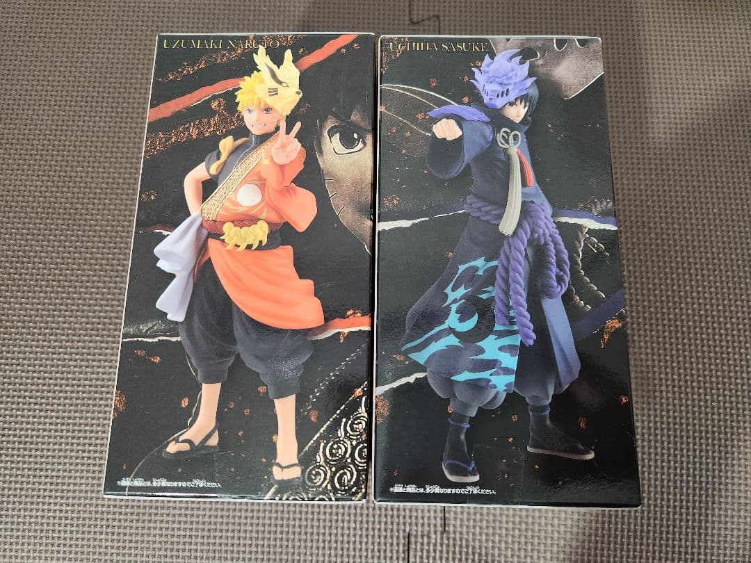 ナルト NARUTO疾風伝アニメ20周年記念衣装フィギュア ナルト&サスケ未開封