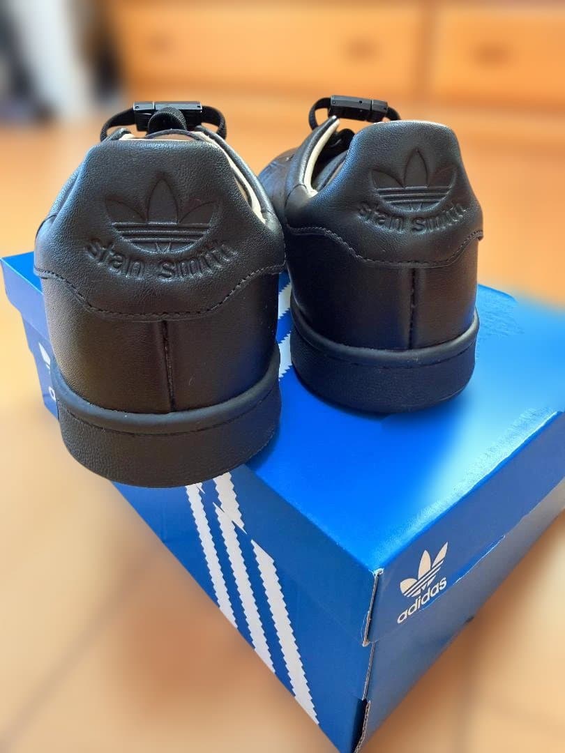 超美品adidas STAN SMITH LUX IH2450 24.5cm 黒