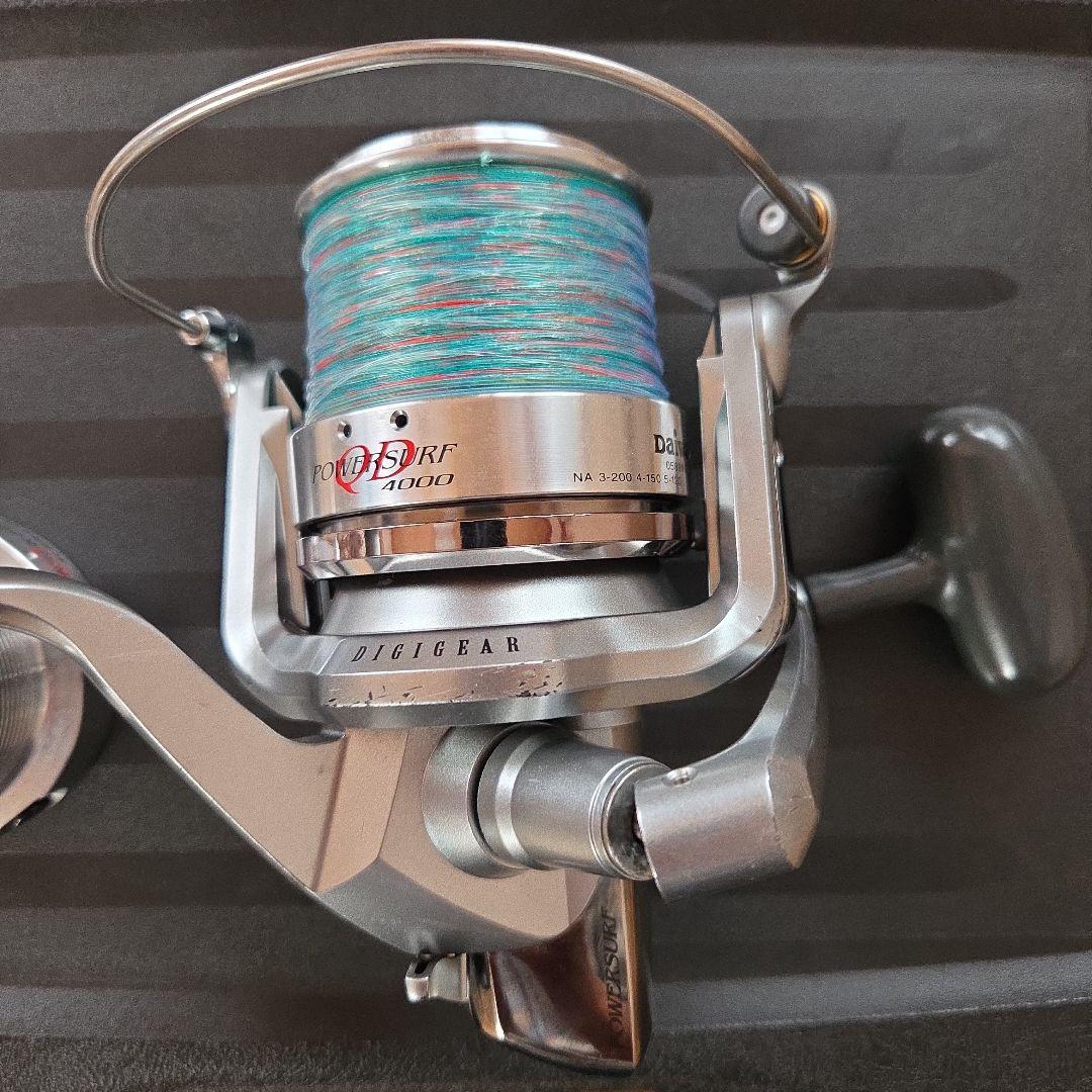 ダイワ パワーサーフQD 4000 スピニングリール プラノハードケース付き