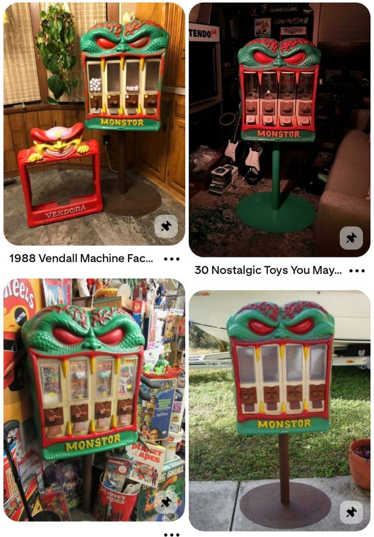 MONSTOR モンスター ガムマシーン　ビンテージ　1988年