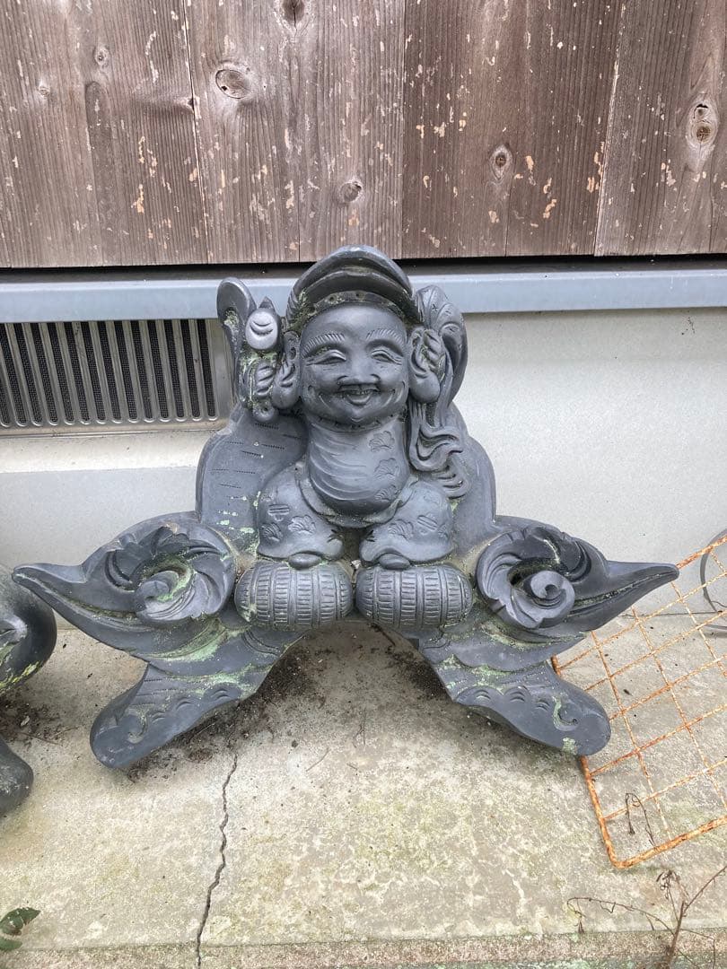 鬼瓦　恵比寿様　大黒様　2点セット送料込み