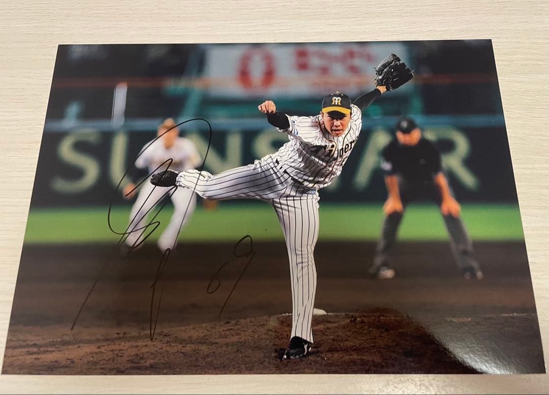 石井大智選手 阪神タイガース 直筆サイン入り 写真 69