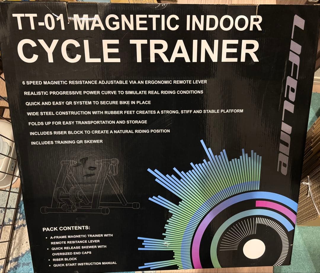 LIFELINE TT-01 マグネティックサイクルトレーナー　ローラー