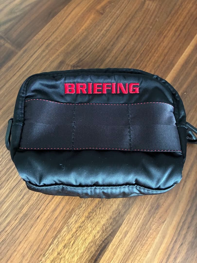 専用です⭐︎ BRIEFING ブラックポーチ 仕切り付き ポシェット