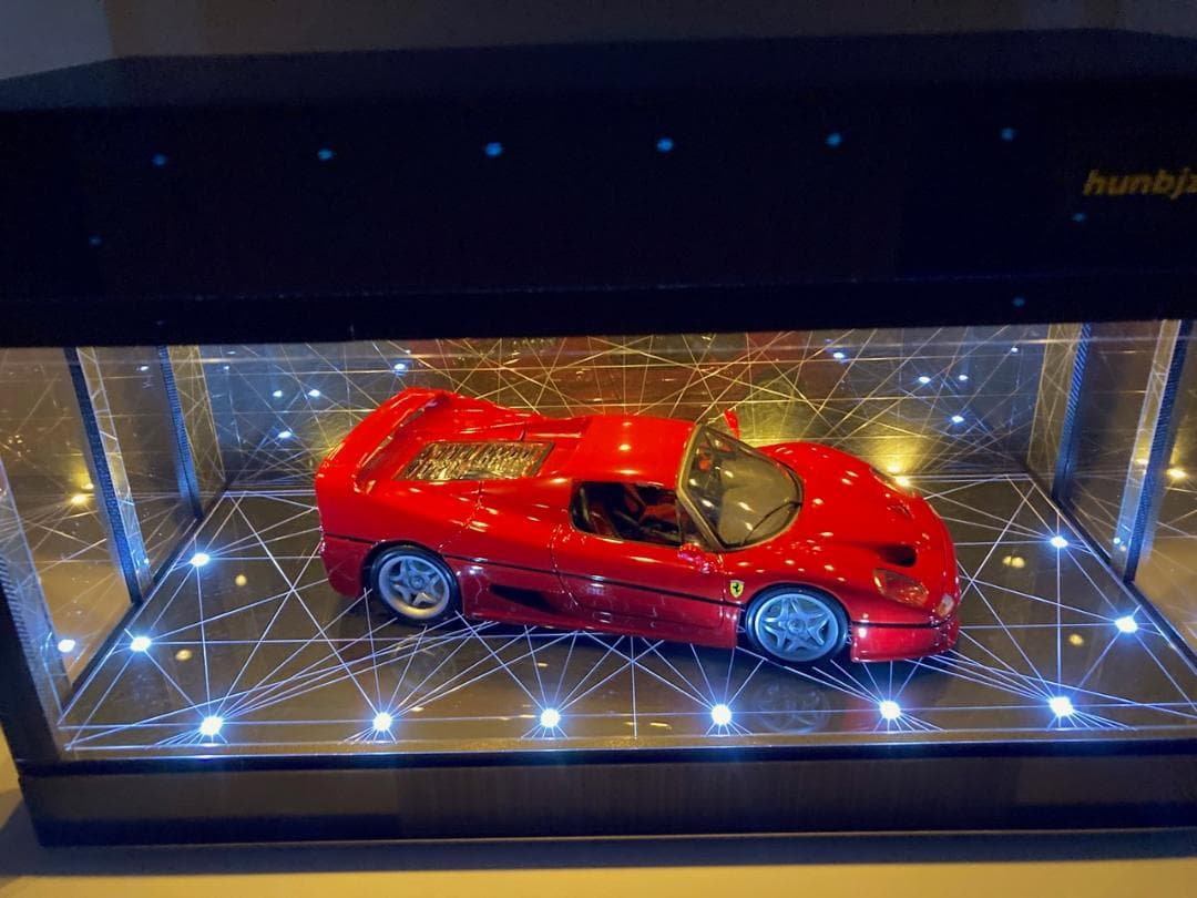 1/18展示可・BK幾何学・ディスプレーBOX / LED25灯・ネオジオラマ