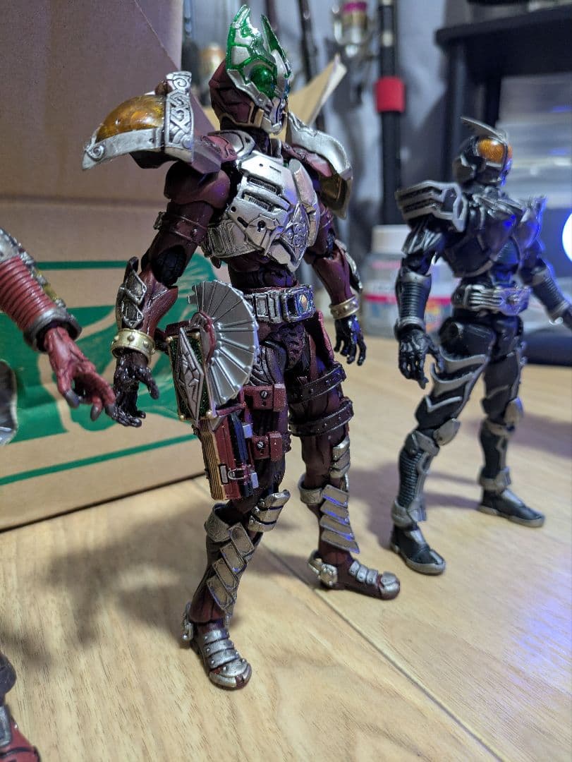 SIC仮面ライダー555 フィギュア 6体セット ウルフオルフェノク付き