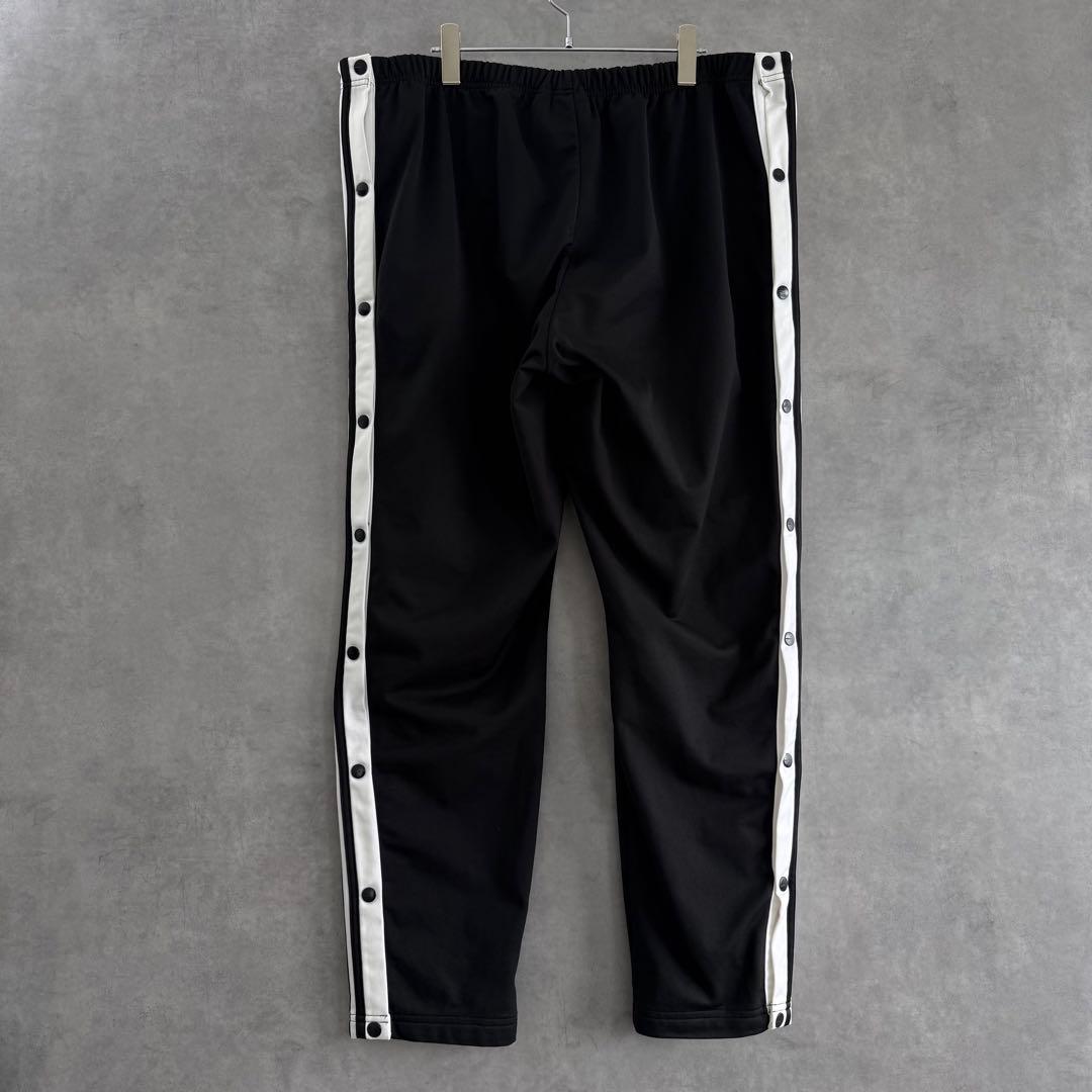 adidas アディダス トラックパンツ ブラック×ホワイト 2XLビッグサイズ