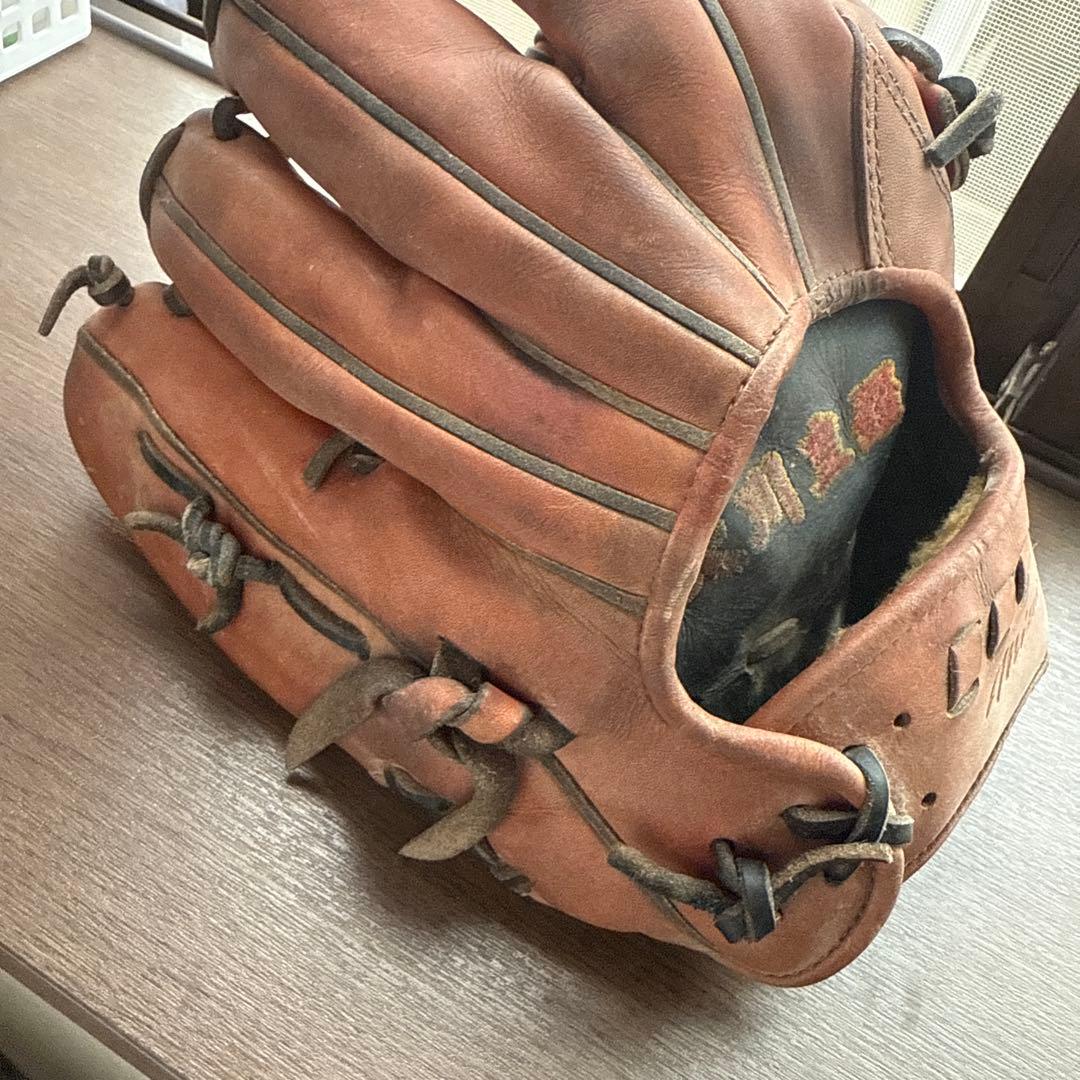 Mizuno Pro 硬式グローブ 右投げ用 オレンジ