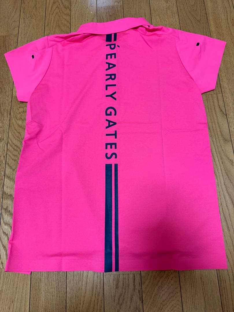 パーリーゲイツ　PGG レディース 半袖ポロシャツ　size0 速乾　ピンク