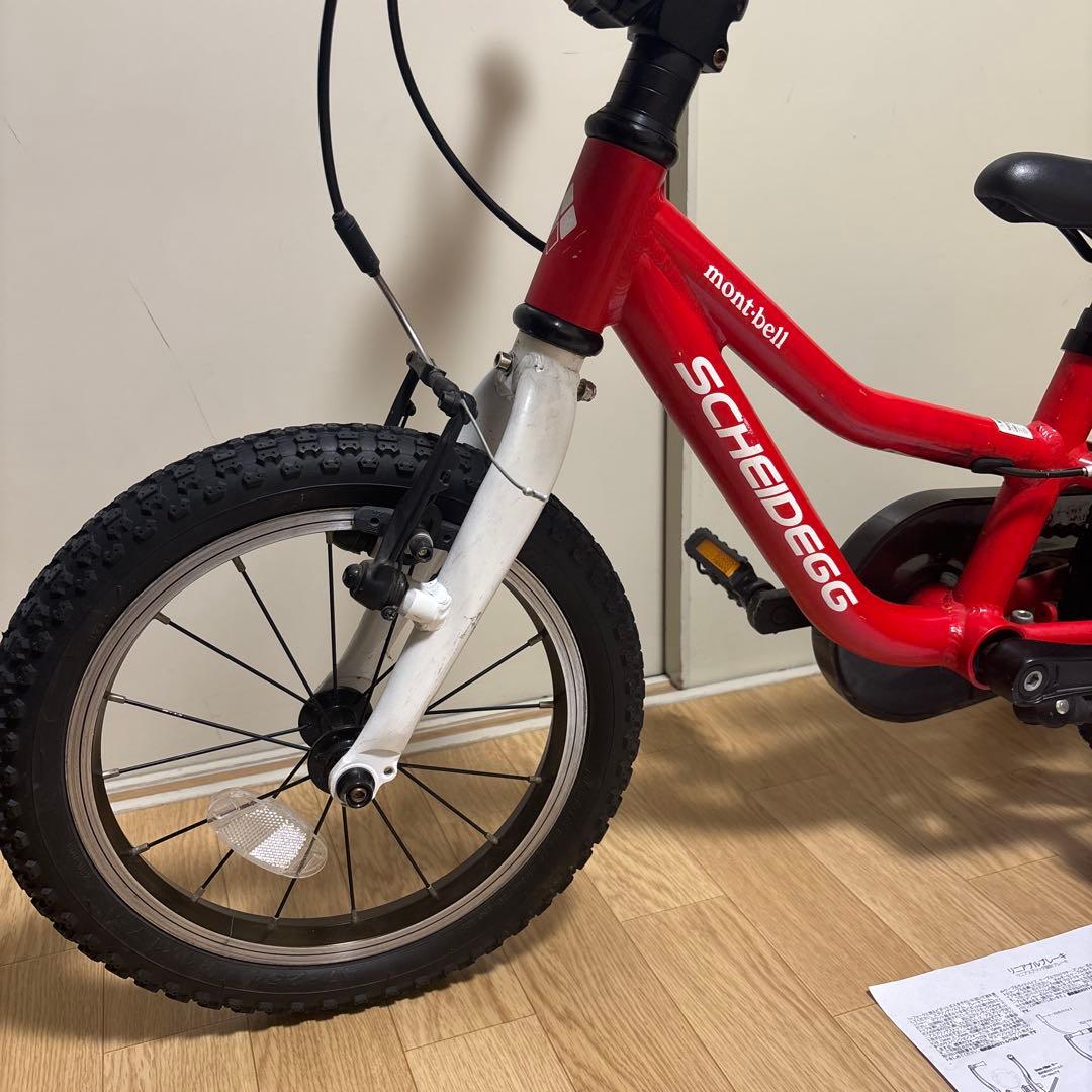 mont-bell 自転車 子供用 14インチSCHEIDEGG モンベル　赤