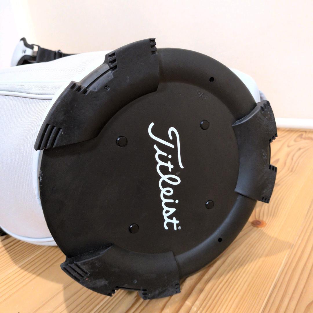 【極美品】タイトリスト キャディバック 2025 TB25PSCB グレー 軽量
