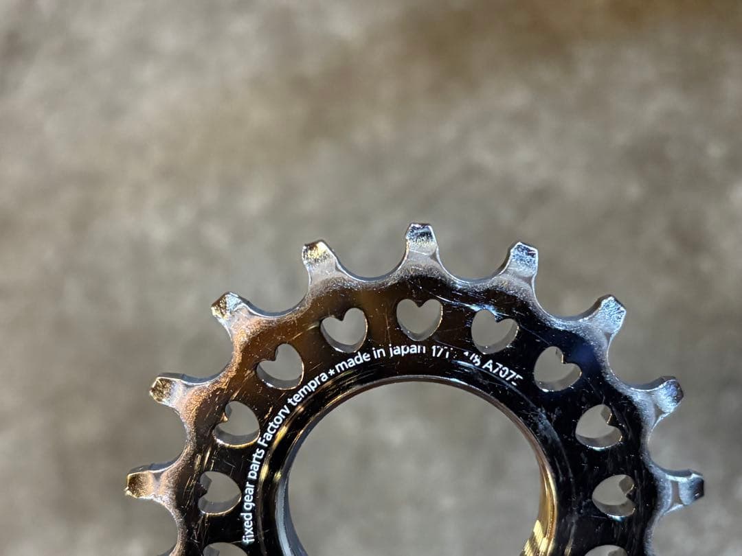 tempra cycle ピスト コグ 17T テンプラサイクル