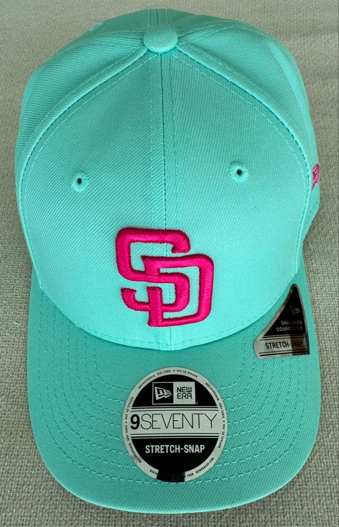 海外限定　サンディエゴ・パドレス　9SEVENTY シティコネクト・キャップ