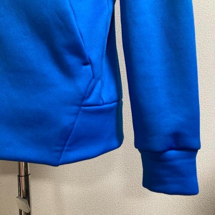 オークリー ジップアップ パーカー 裏起毛◆ブルー Mサイズ