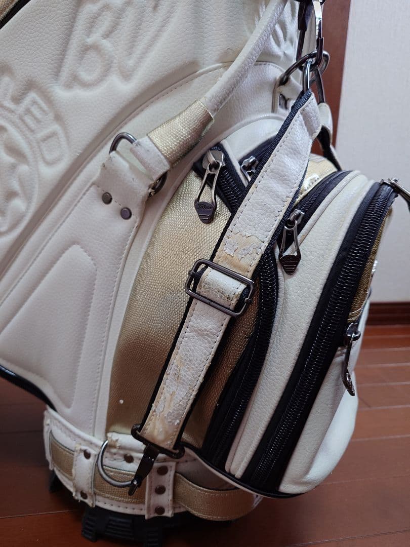 Titleist ホワイト キャディバッグ タイトリスト
