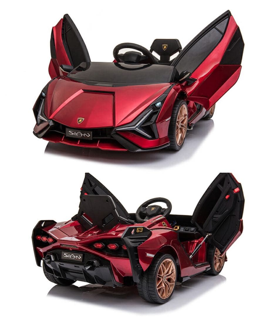 ランボルギーニ 電動乗用カー SIAN 美品 室内使用 音楽再生 直接引取可