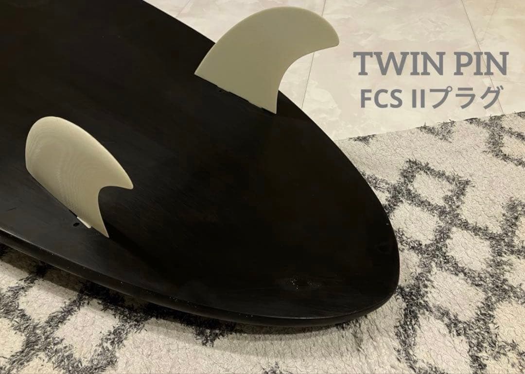 TWIN PIN 6’0 ツインピン フィン付属　サーフボード