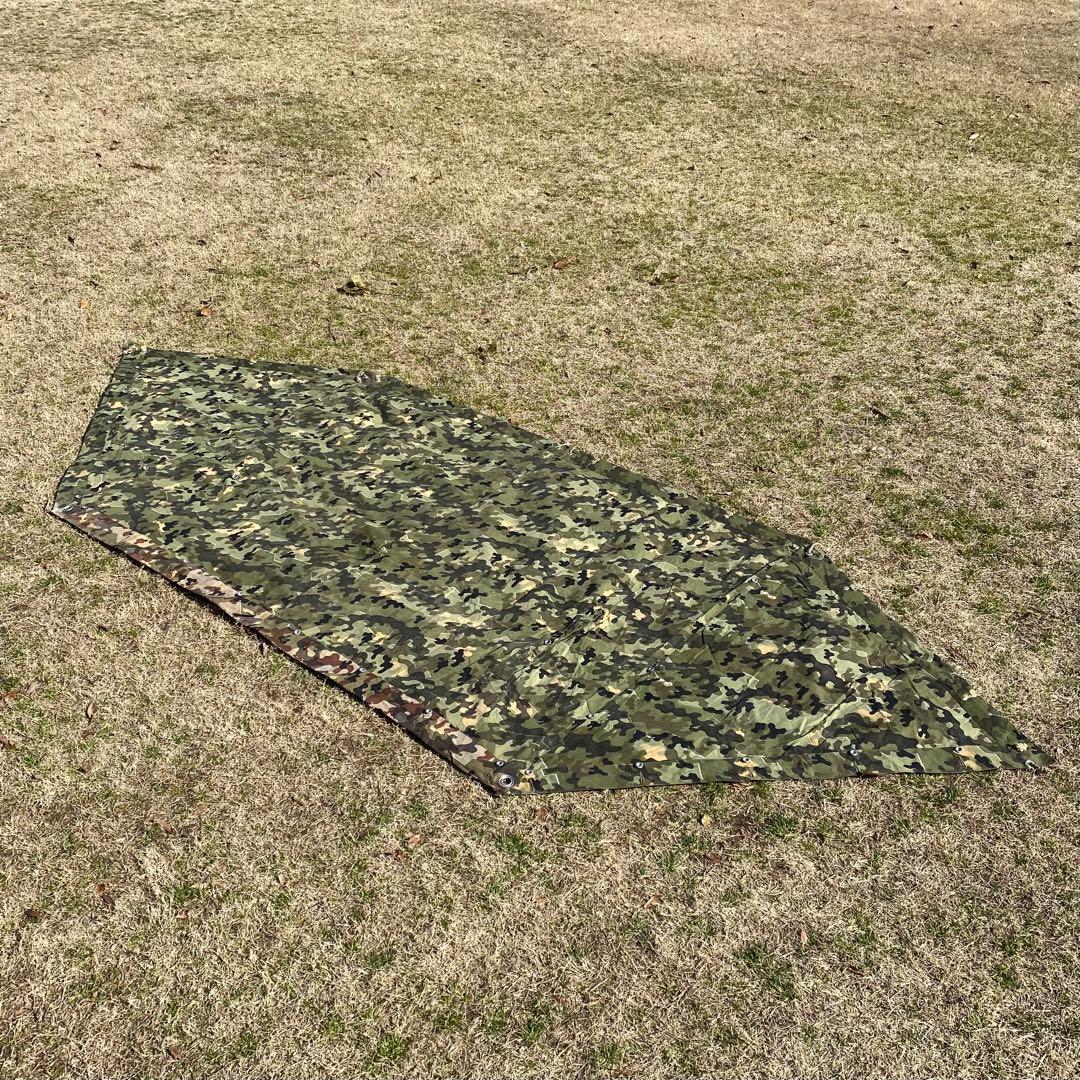 【激レア】ドイツ　軍幕　アメーバカモ　パップテント　ハーフ　１枚　リバーシブル