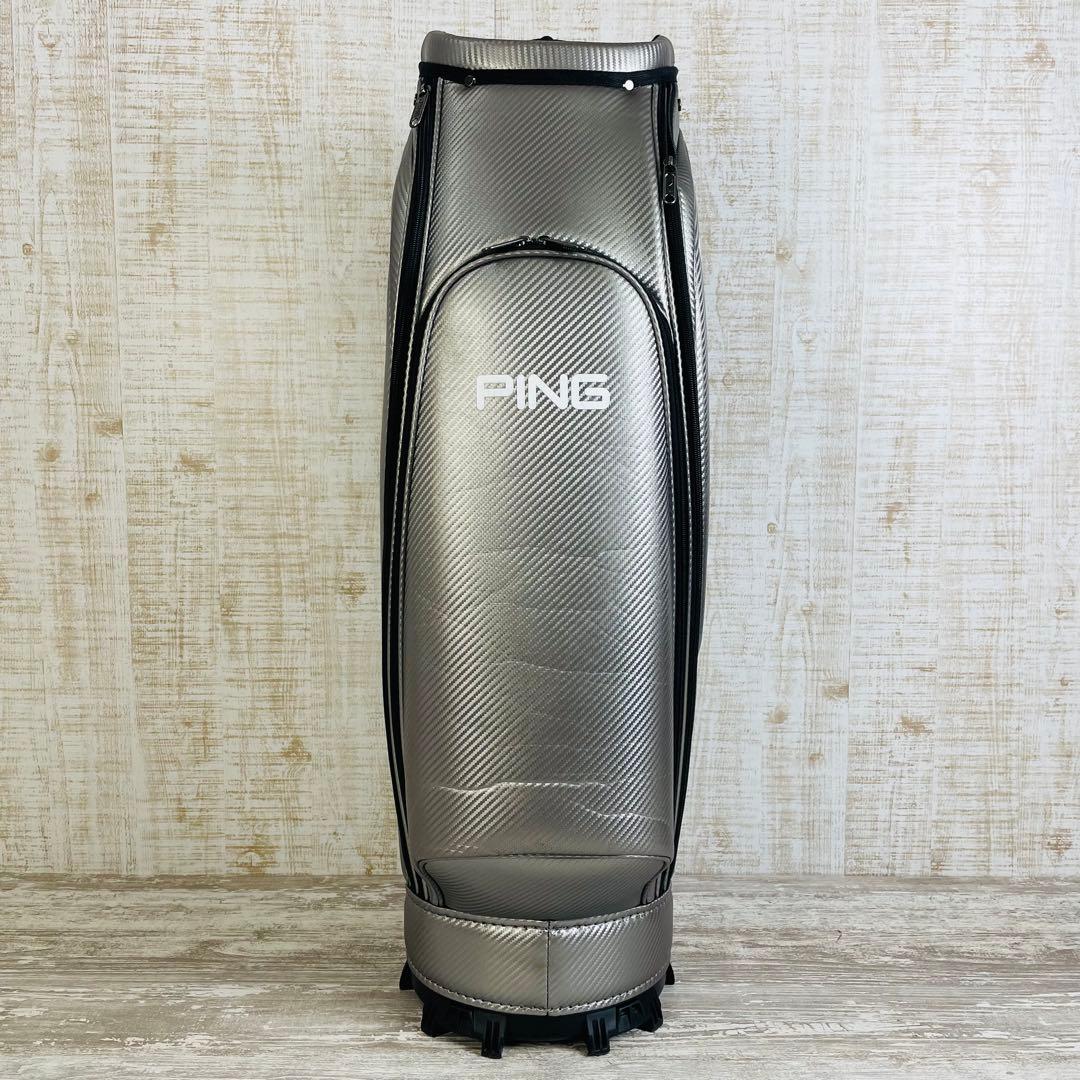 PING ピンPUソフトポリウレタン　スポーティー　キャディバッグ　9.5型