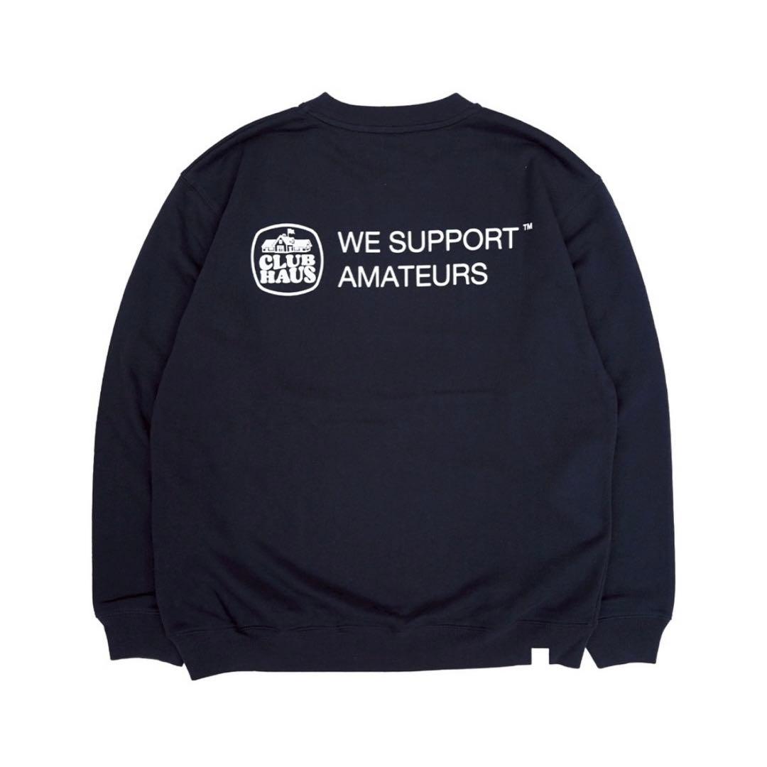 CLUBHAUS “The Crew” Crewneck Lite ネイビー L