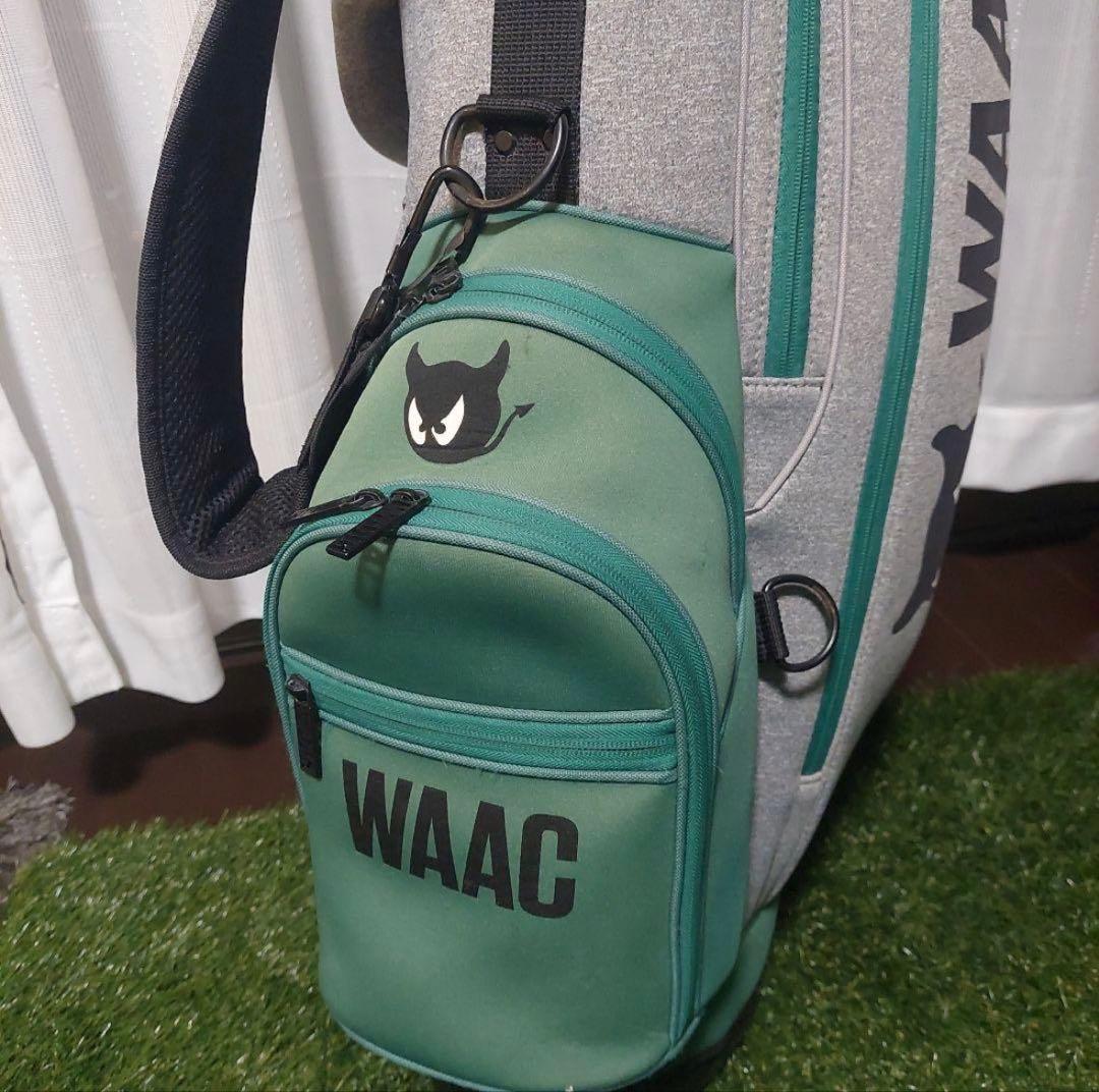 WAAC ゴルフバッグ・キャディバッグ グレー・グリーン