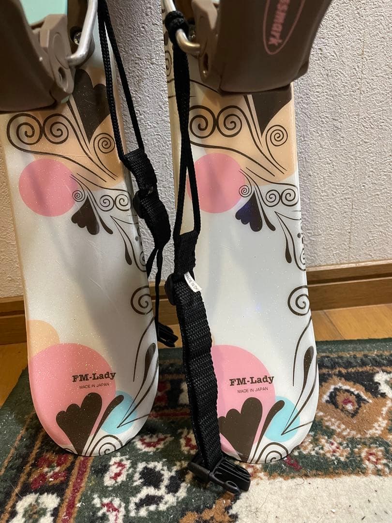 キスマークFM-LADY ショートスキー　ファンスキー92cm HOTWax込み
