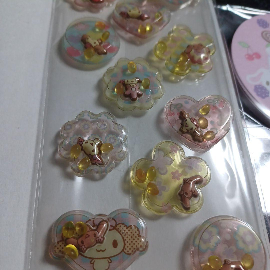 当時品　シナモエンジェルス　シール　シュガーバニーズ　ハローキティ　メモ帳