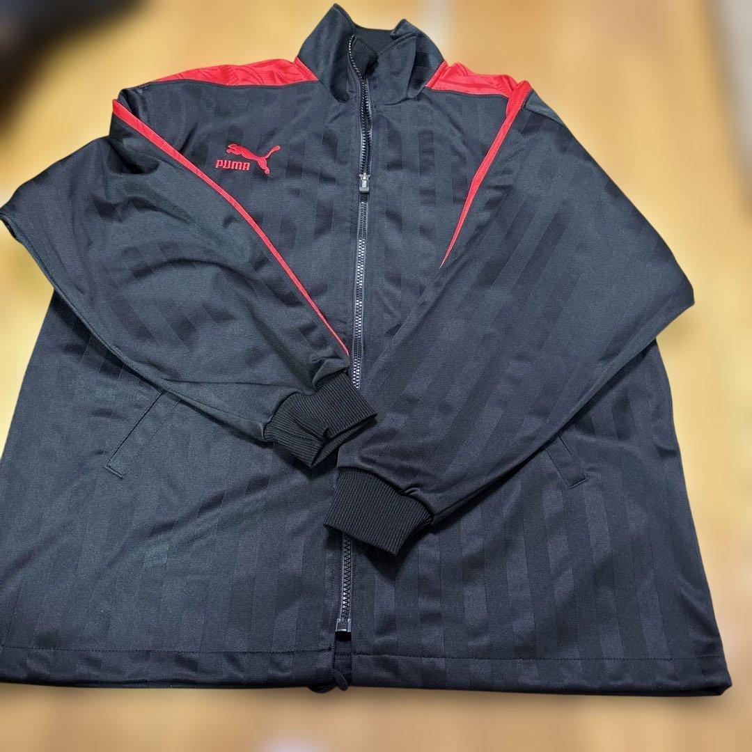 PUMA ストライプジャケット S-M ネイビー/オレンジ　赤　4枚セット