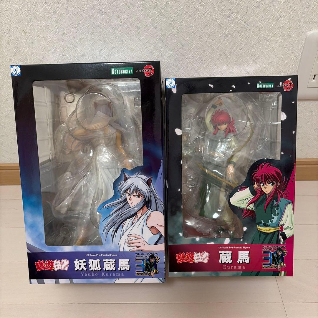 ARTFX J 幽☆遊☆白書 妖狐蔵馬 1/8 完成品フィギュア コトブキヤ