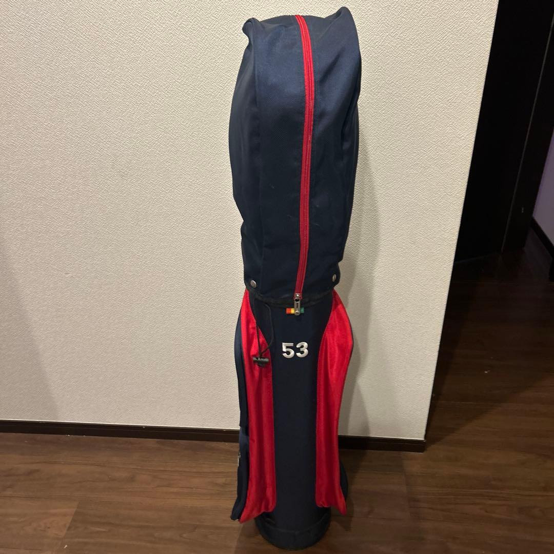 ARNOLD PALMER キャディバッグ ネイビー/レッド