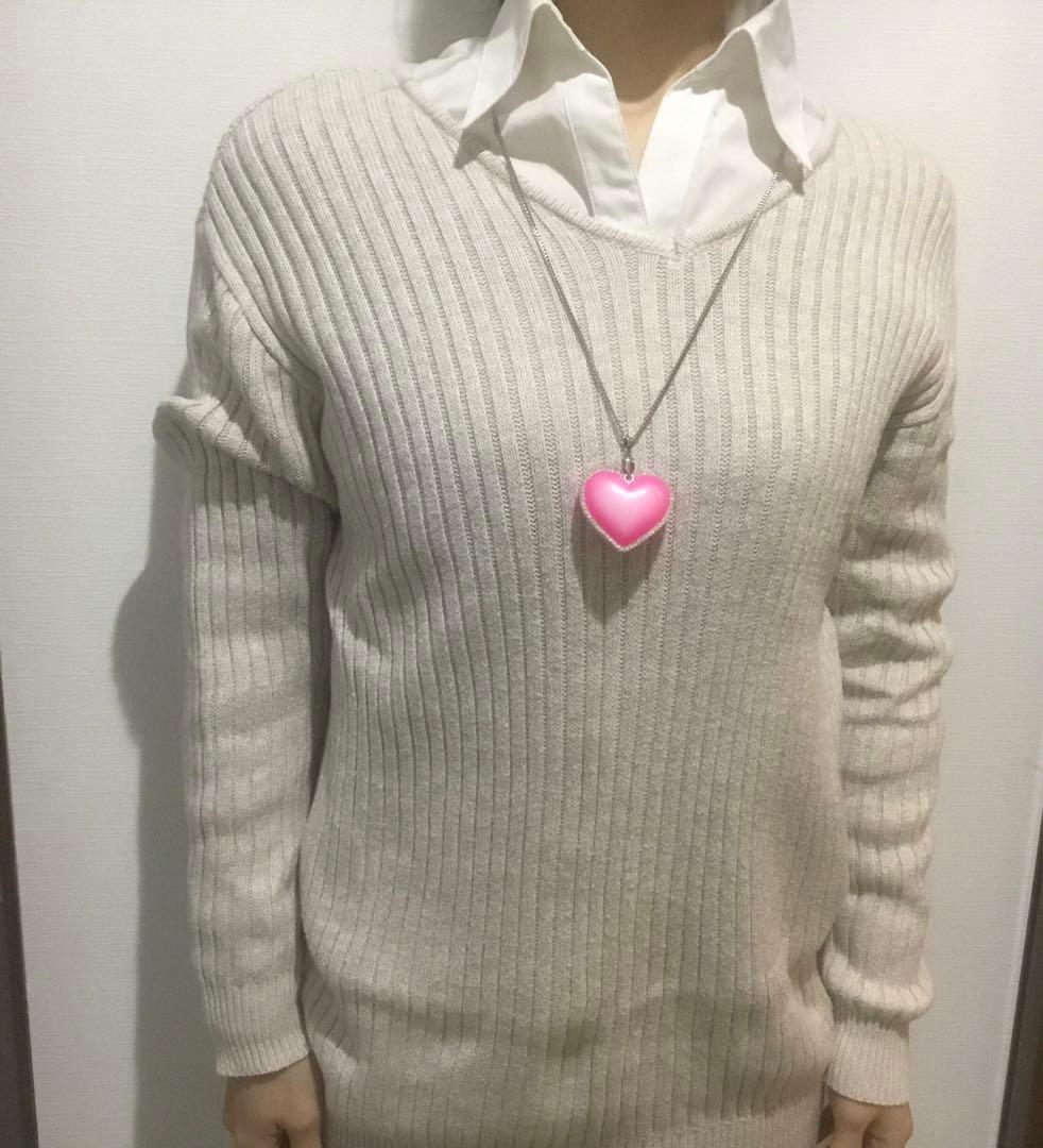 Number_i ナンバーアイ【光る】ハートネックレス　ペンダント 3XL