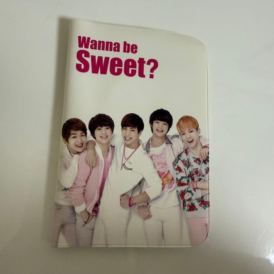 [古参グッズ]公式SHINee パスポートケース/カードキーチェーン