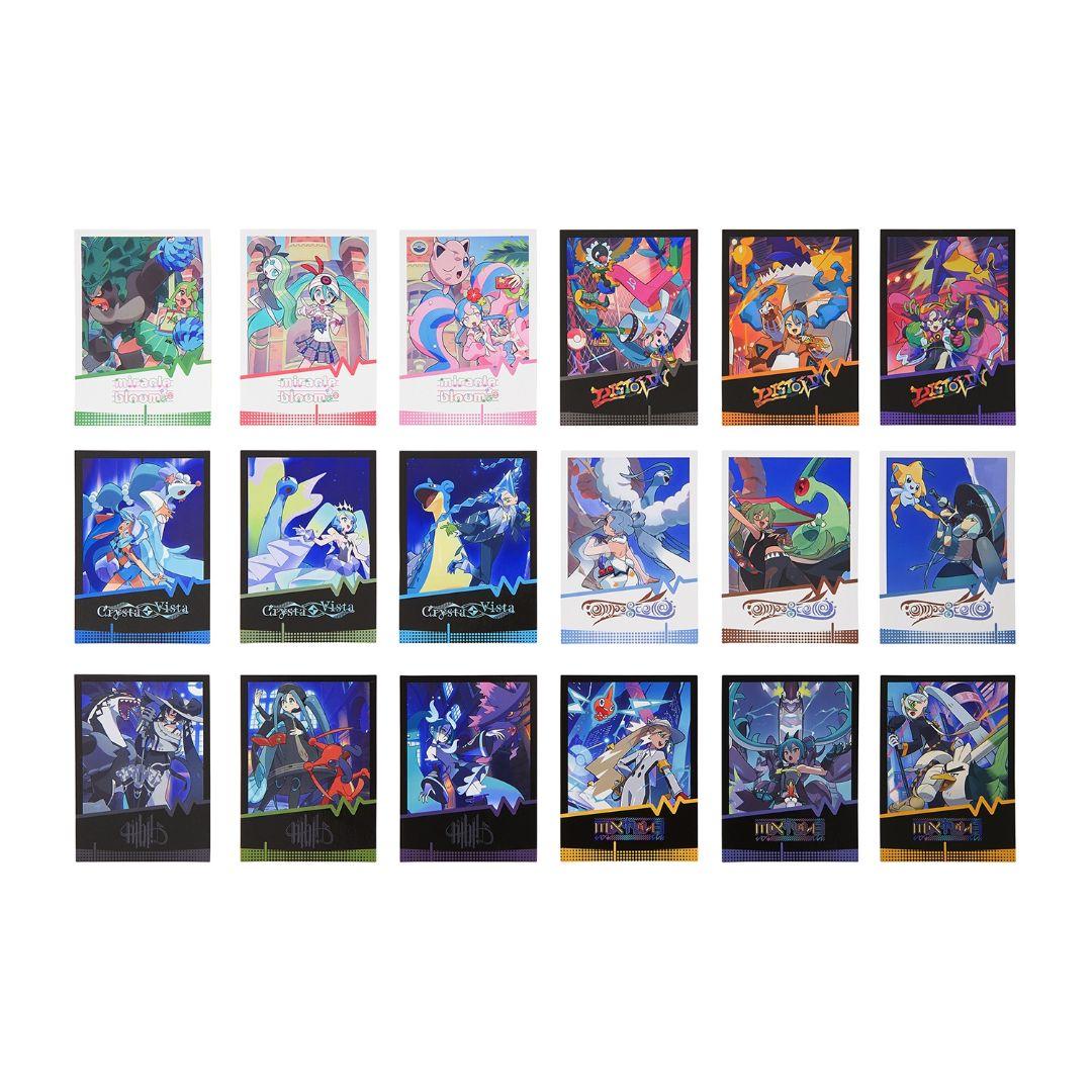 ポケミク アクスタ ステッカー 缶バッジ フォトホルダー でんきドラゴンかくとう