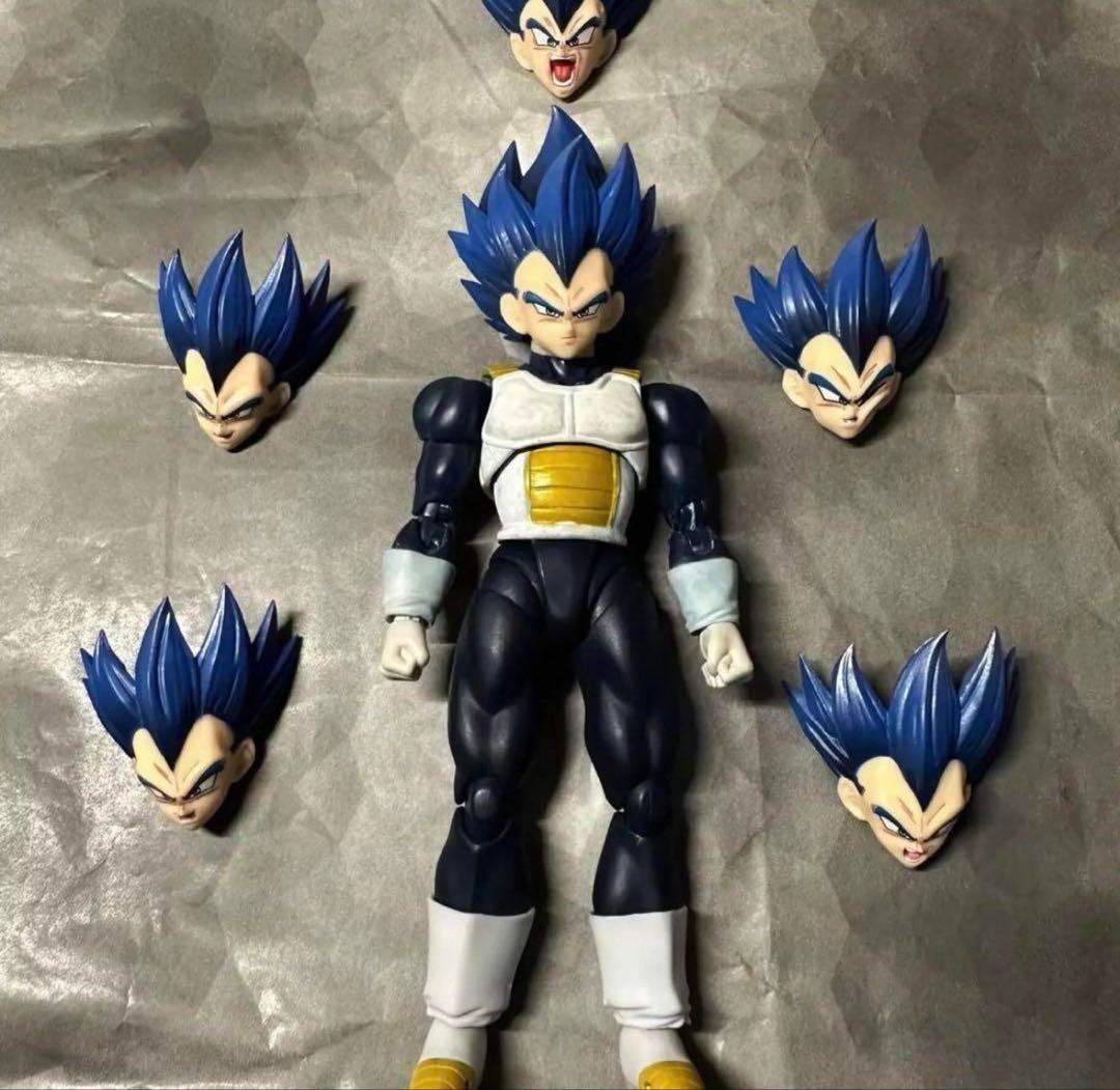 s.h.figuarts ドラゴンボール ベジータ用　ブルー進化 ヘッドパーツ