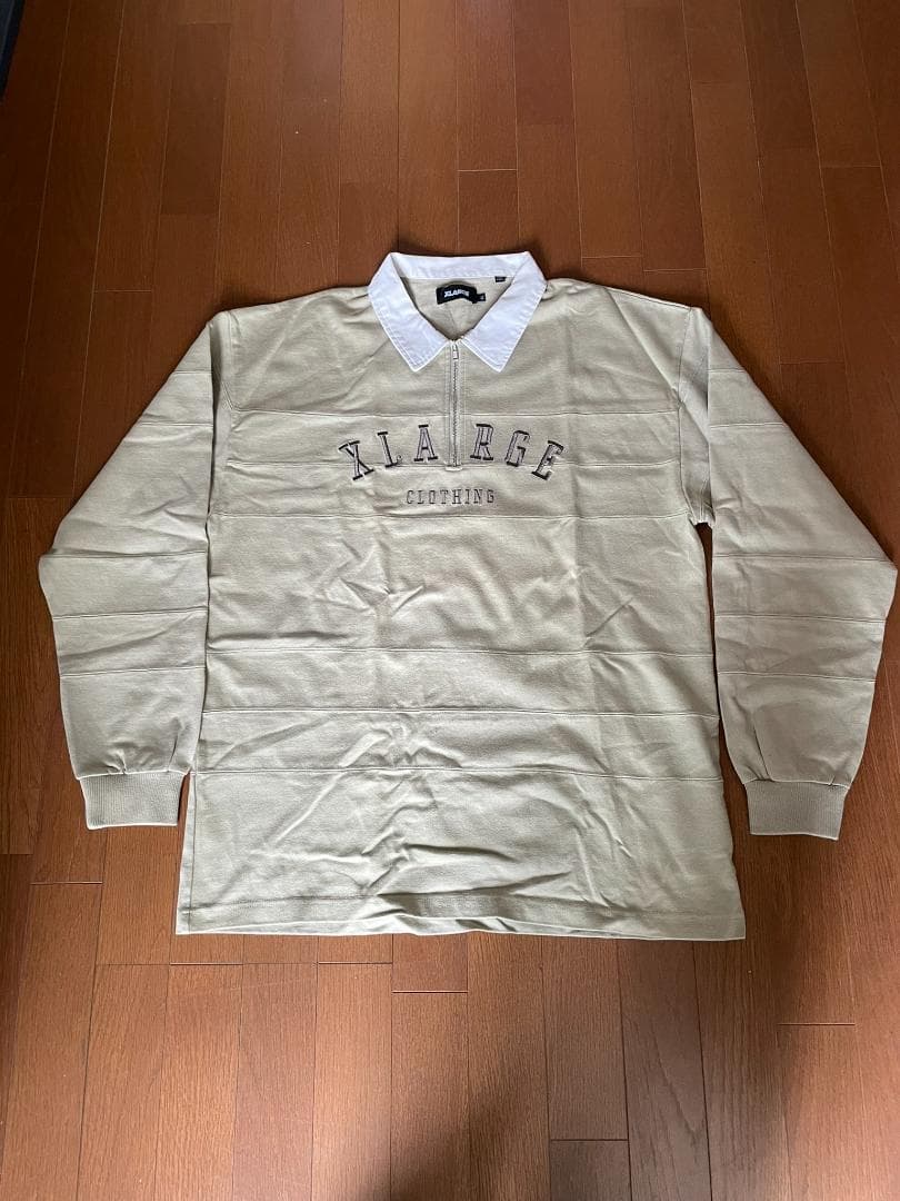 新品XLARGE（エクストララージ）RUGBY ZIP SHIRT（XL）