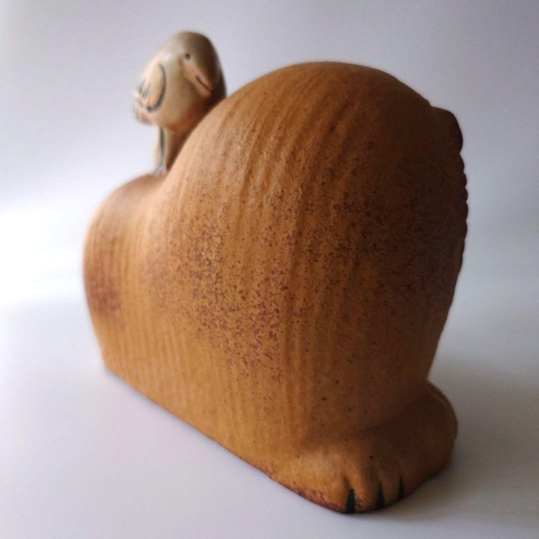 リサラーソン　ライオンと鳥　ライオンウィズバード　Lisa Larson
