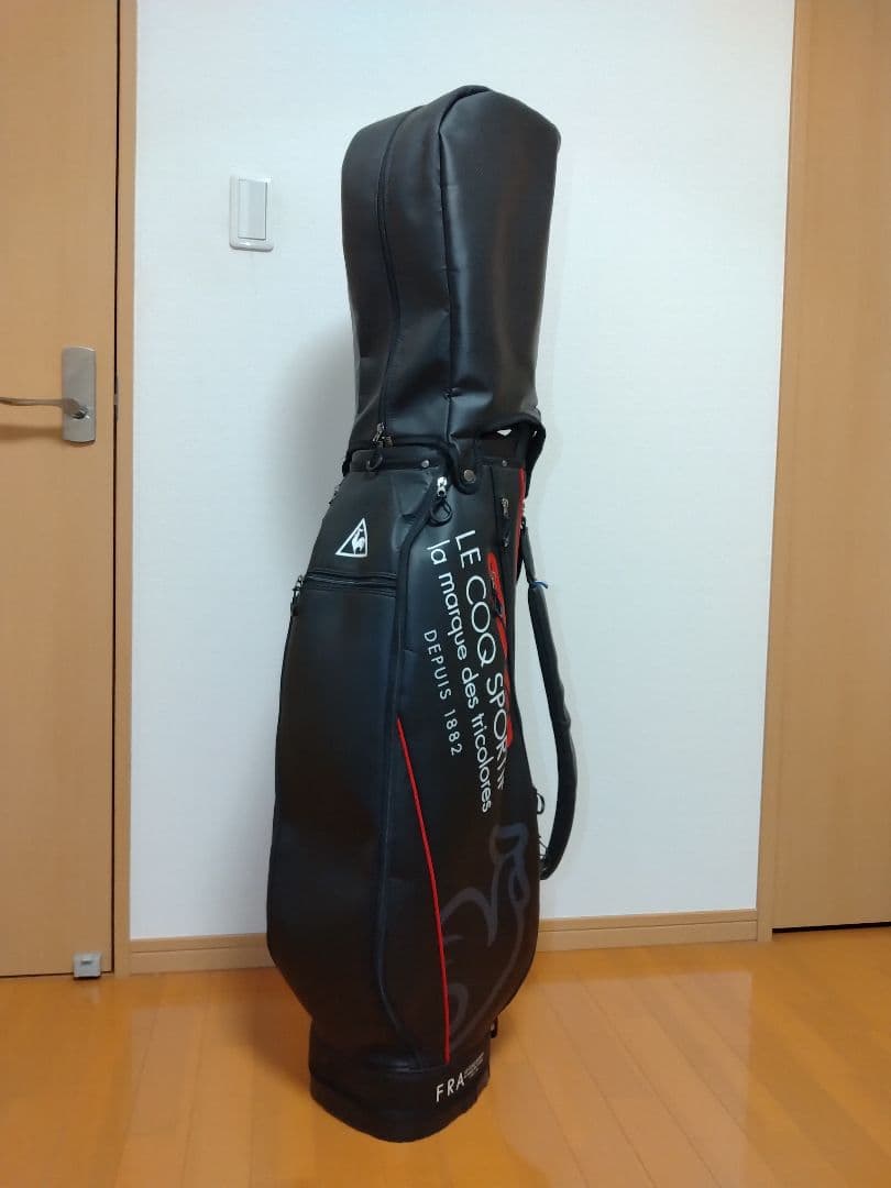 キャディバッグ8.5型　ルコックスポルティフ黒　超軽量