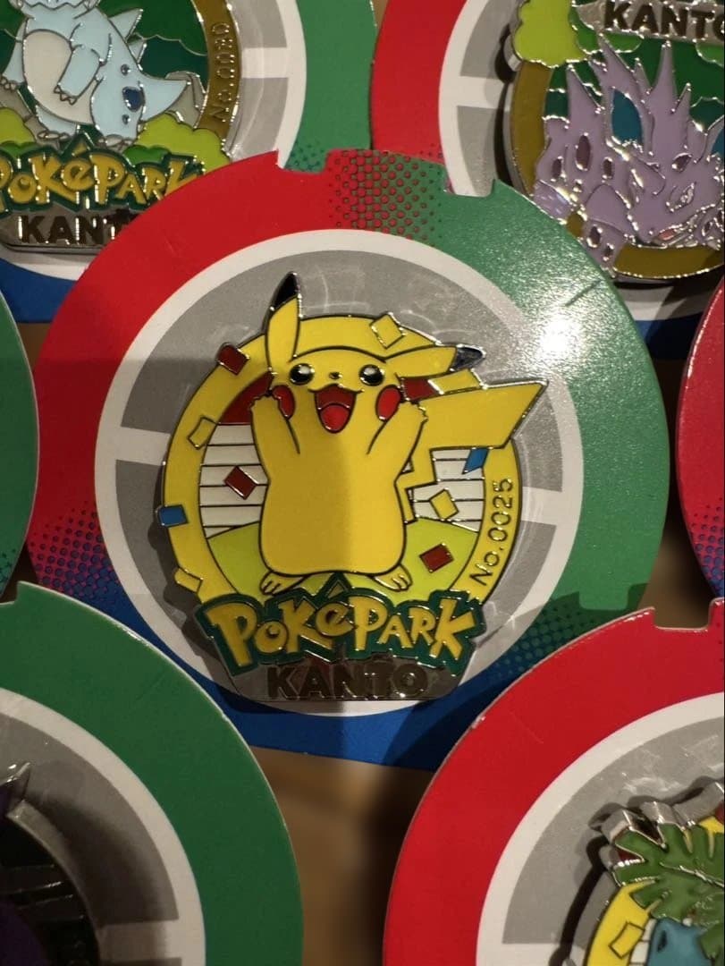 ポケパークカントー　ピンバッジ　10個セット ピカチュウ　ゲンガー他