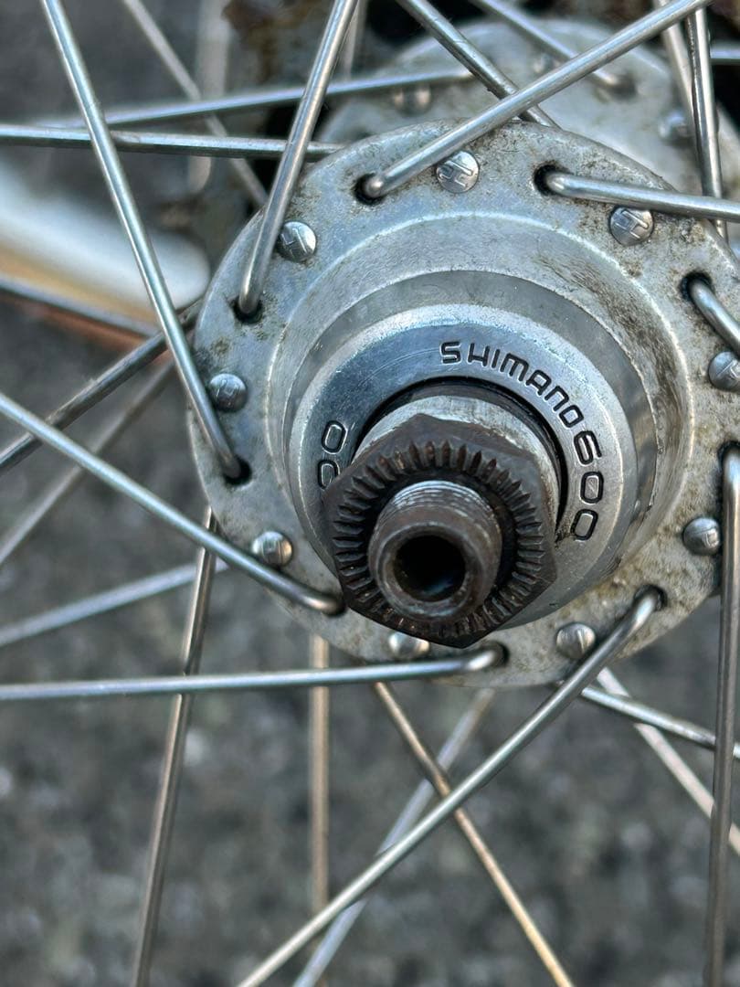 MAVIC SHIMANO600シルバー 完組ホイール