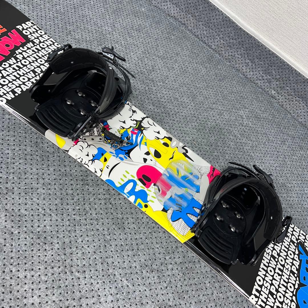 １回使用 キッズスノーボード 130cm SLQ×バイン×ダイヤルブーツ