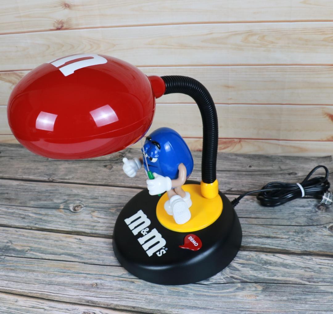 m&m's エムアンドエムズ ビンテージ トーキング デスクトップライト ランプ