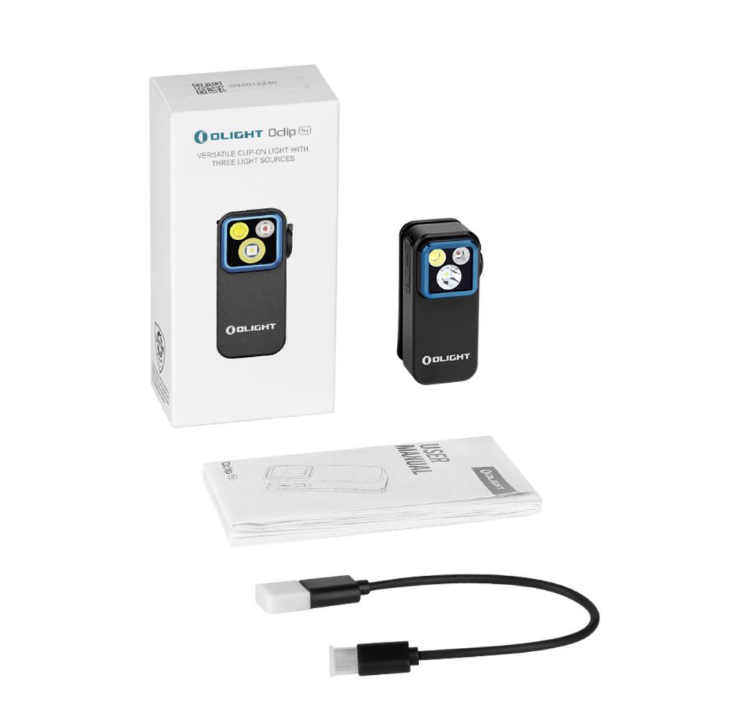 オーライト　olight Oclip Pro ブラック　ヘッドバンド付