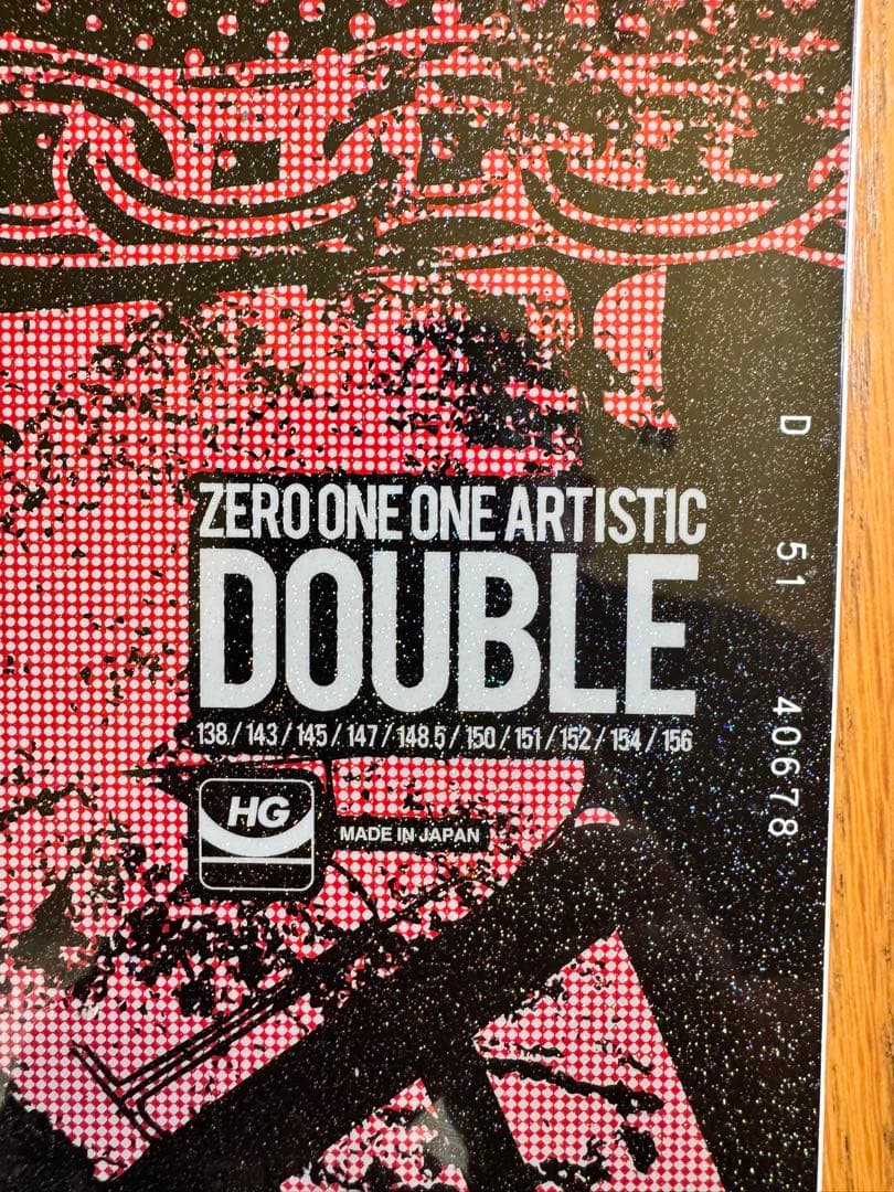ZERO ONE ONE ARTISTIC DOUBLE スノーボード